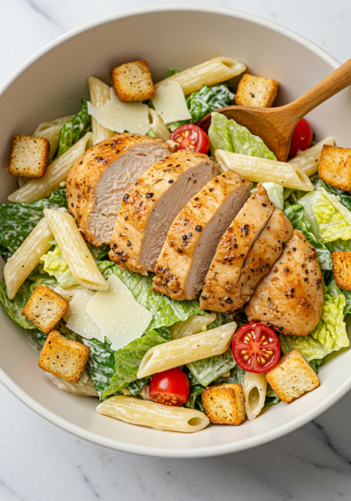 Chicken Caesar Pasta Salad