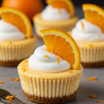 Orange Creamsicle Mini Cheesecakes