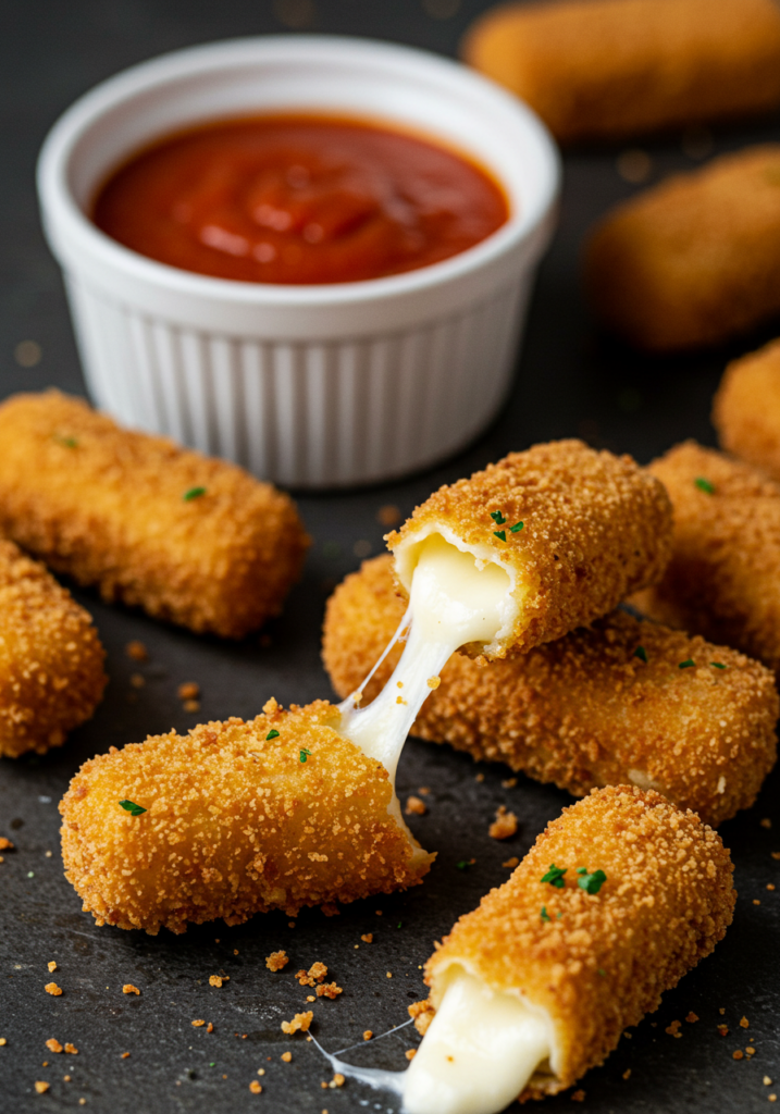 Crispy Fried Mozzarella Cheese Bites