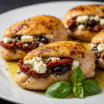 Mediterranean Stuffed Chicken Breasts