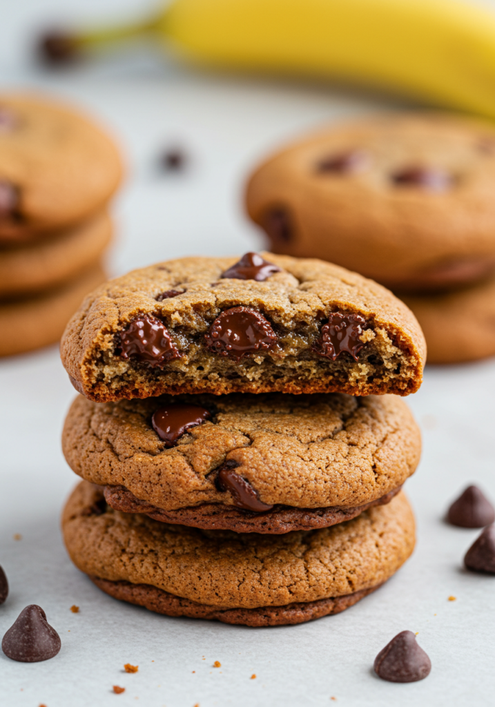 Chocolate Chip Banana Cookies