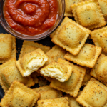 Fried Ravioli with Marinara Dipping Sauce