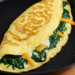 Spinach & Cheese Omelette