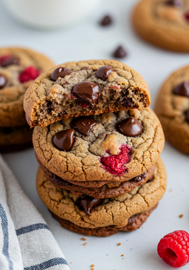 Raspberry Chocolate Chip Cookies