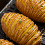 Air Fryer Hasselback Potatoes