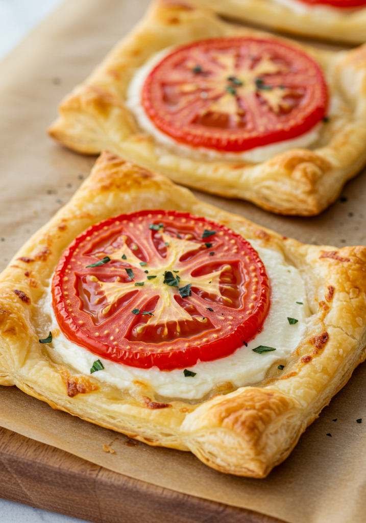 Tomato Tartlets with Puff Pastry