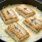 Baked Cod in Coconut Lemon Cream