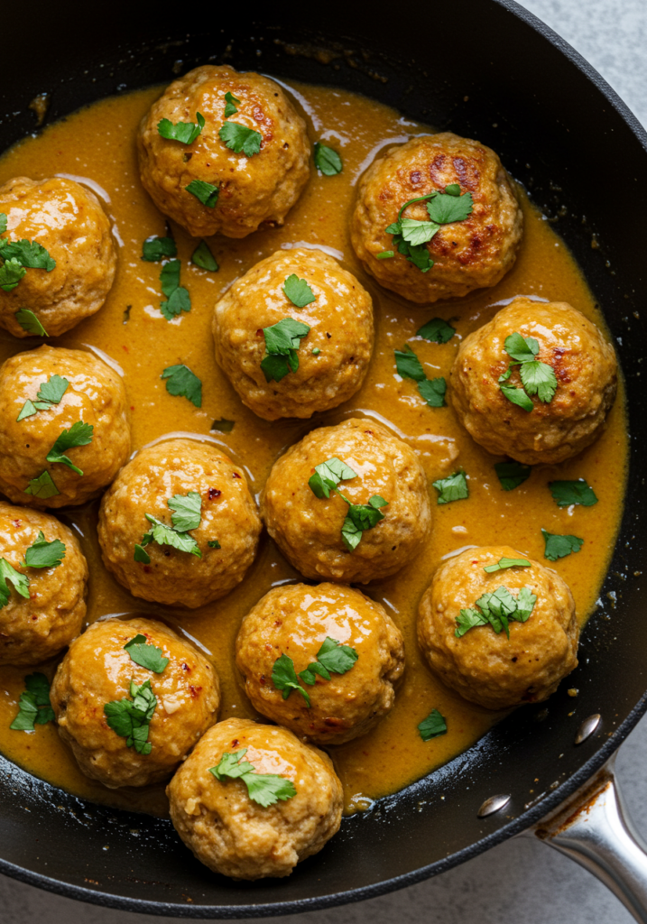 Coconut Chicken Meatballs