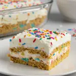 Funfetti Birthday Cake Lasagna