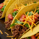 Crispy Baked Ground Beef Tacos