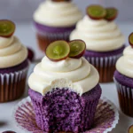 Grape Soda Cupcakes