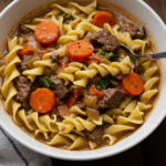 Slow Cooker Beef and Noodles